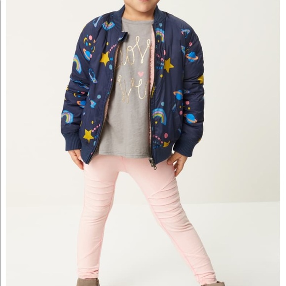 Tucker + Tate Other - Tucker + Tate Stretch Cotton Moto Leggings in Pink